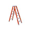 Louisville Ladder1 Louisville 8' Dual Access Fiberglass Step Ladder - 300 lb Cap. - FM1508